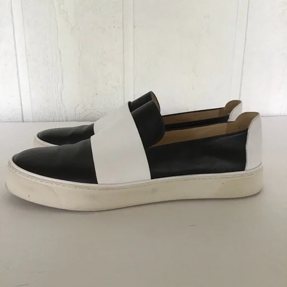 STUART WEITZMAN LEATHER CASUAL LOAFER SNEAKERS SIZE 9 - Picture 4 of 14